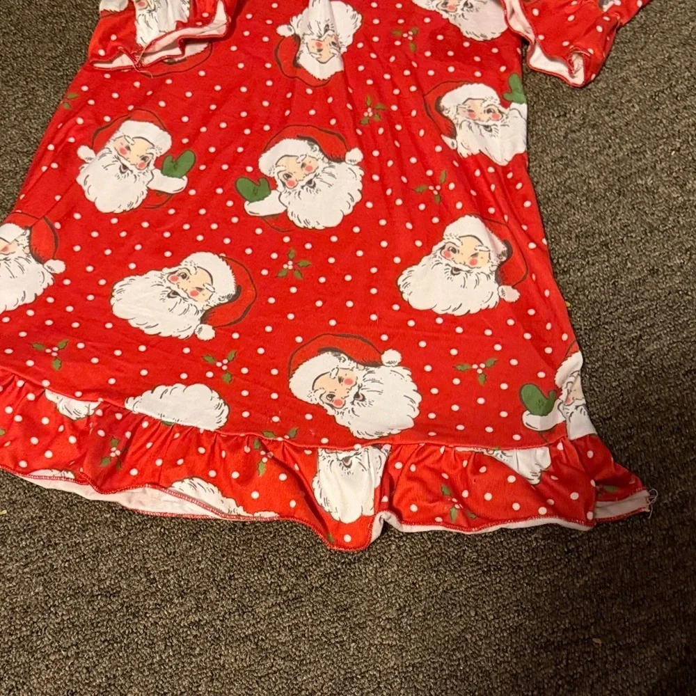 Santa Claus Red Kids Nightgown